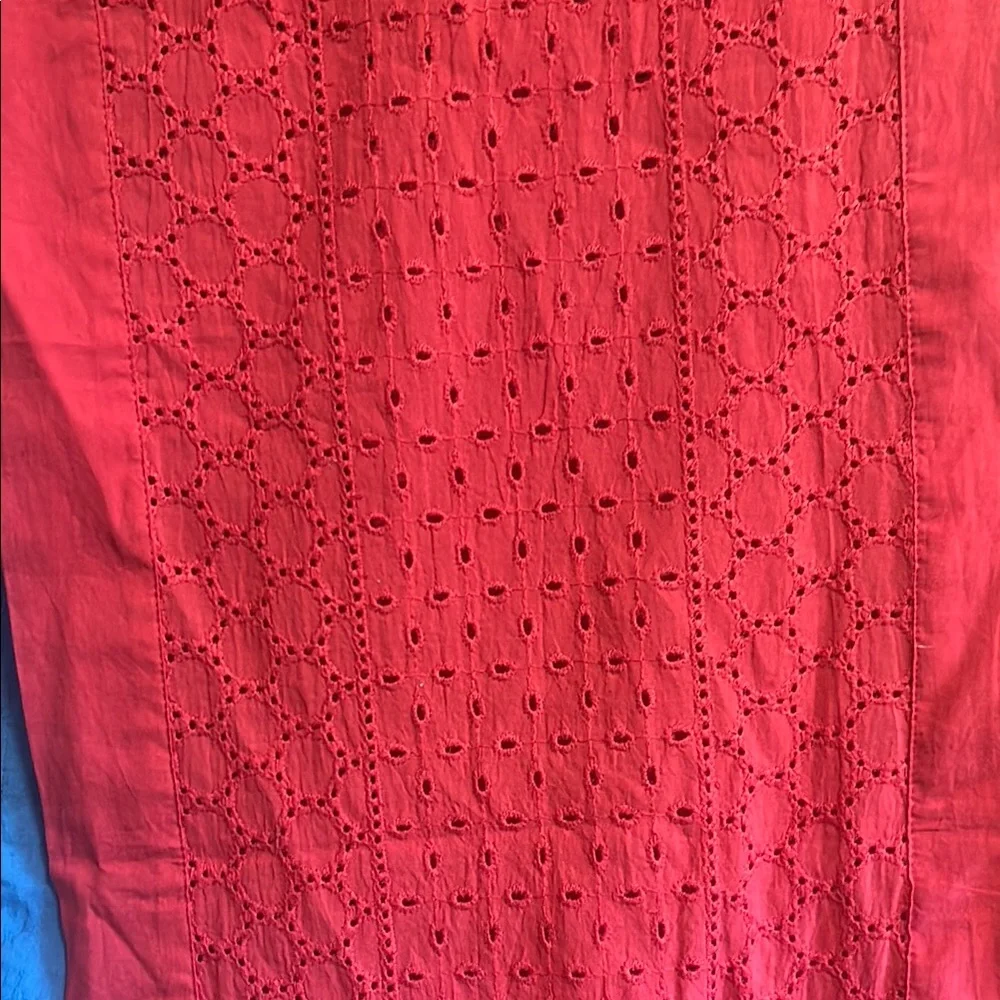 Bundle or 2 Diva Cotton Table Runners; Blue & Red 14 x 72 - Picture 9 of 10